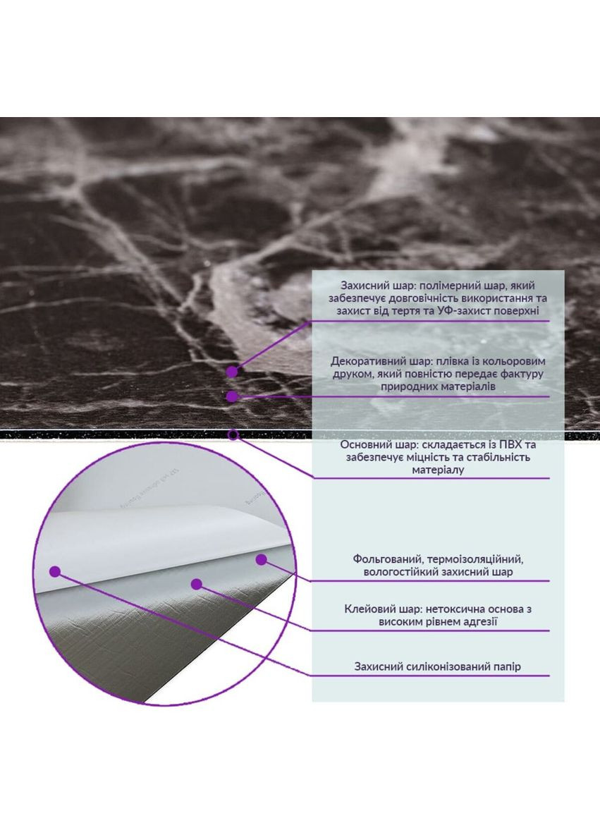 Самоклеящаяся виниловая плитка 600х300х1,5мм, цена за 1 шт. (СВП-109) Глянец SW-00000498 No Brand (316051178)