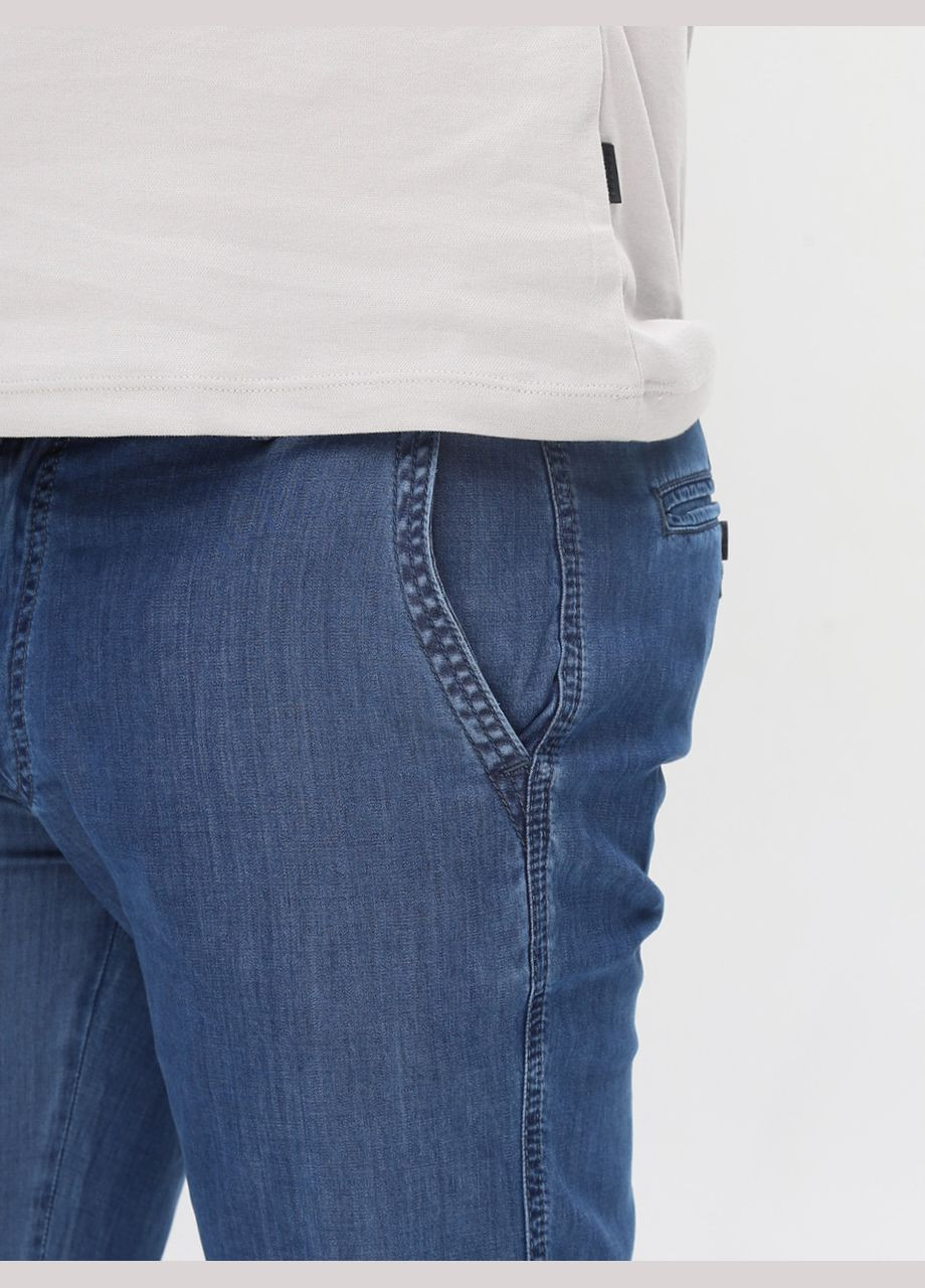 Джинси чоловічі прямі сині літні з косою кишенею Lexus Пряма (328000573)