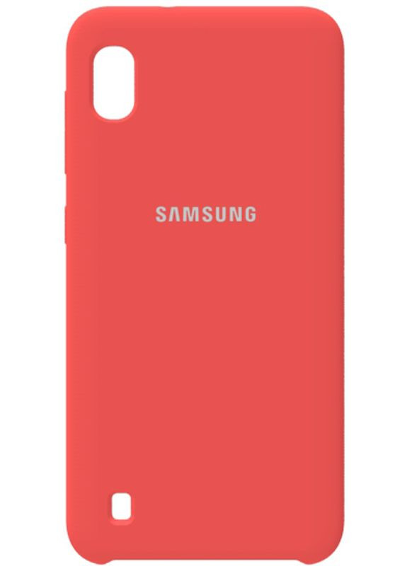 Чехол-накладка Silicone Case Samsung Galaxy A10 Peach Pink Toto (301784323)