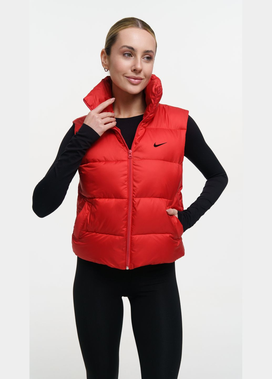 Укороченный жилет на био-пухе без капюшона Vakko (327276701)