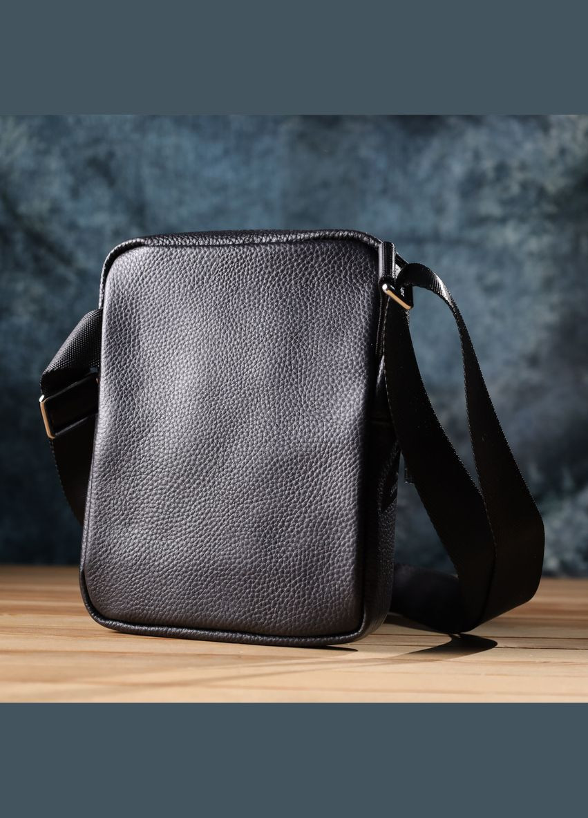 Удобная вертикальная сумка для мужчин из натуральной кожи 22862 Vintage (329151216)