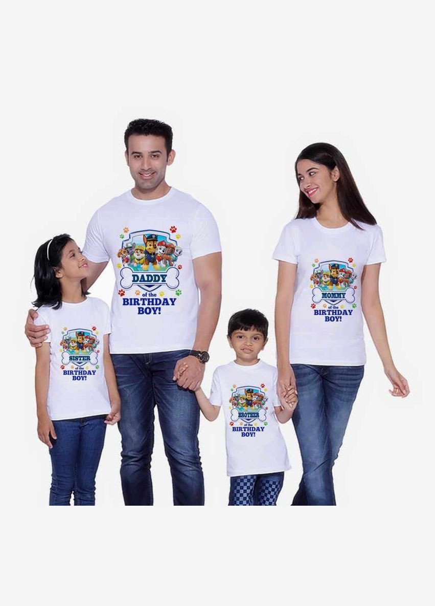 Футболки Фэмили Лук Family Look для всей семьи "Щенячий Патруль. День Рождения" Кавун футболка (316304367)