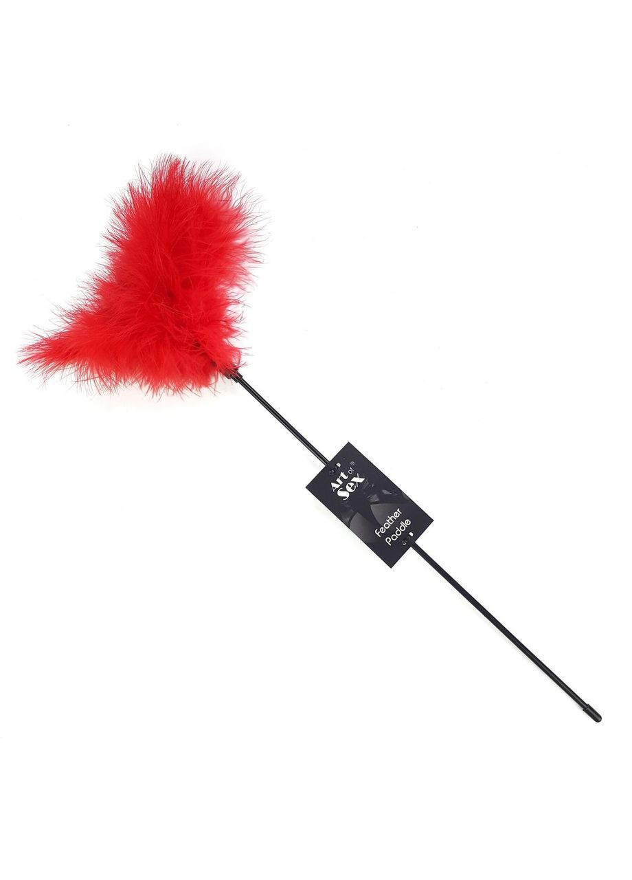 Щікання червона Art of Sex — Feather Paddle, перо молодого індичка No Brand (303882221)