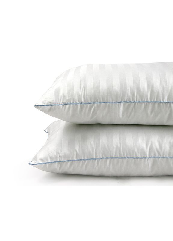 Подушка 50x70 - Deep sleep силиконовая сатин страйп белая (26295) Руно (307413876)