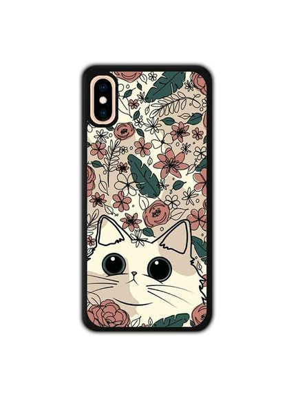 Чехол для Apple Iphone X Котик Черный No Brand (302084213)