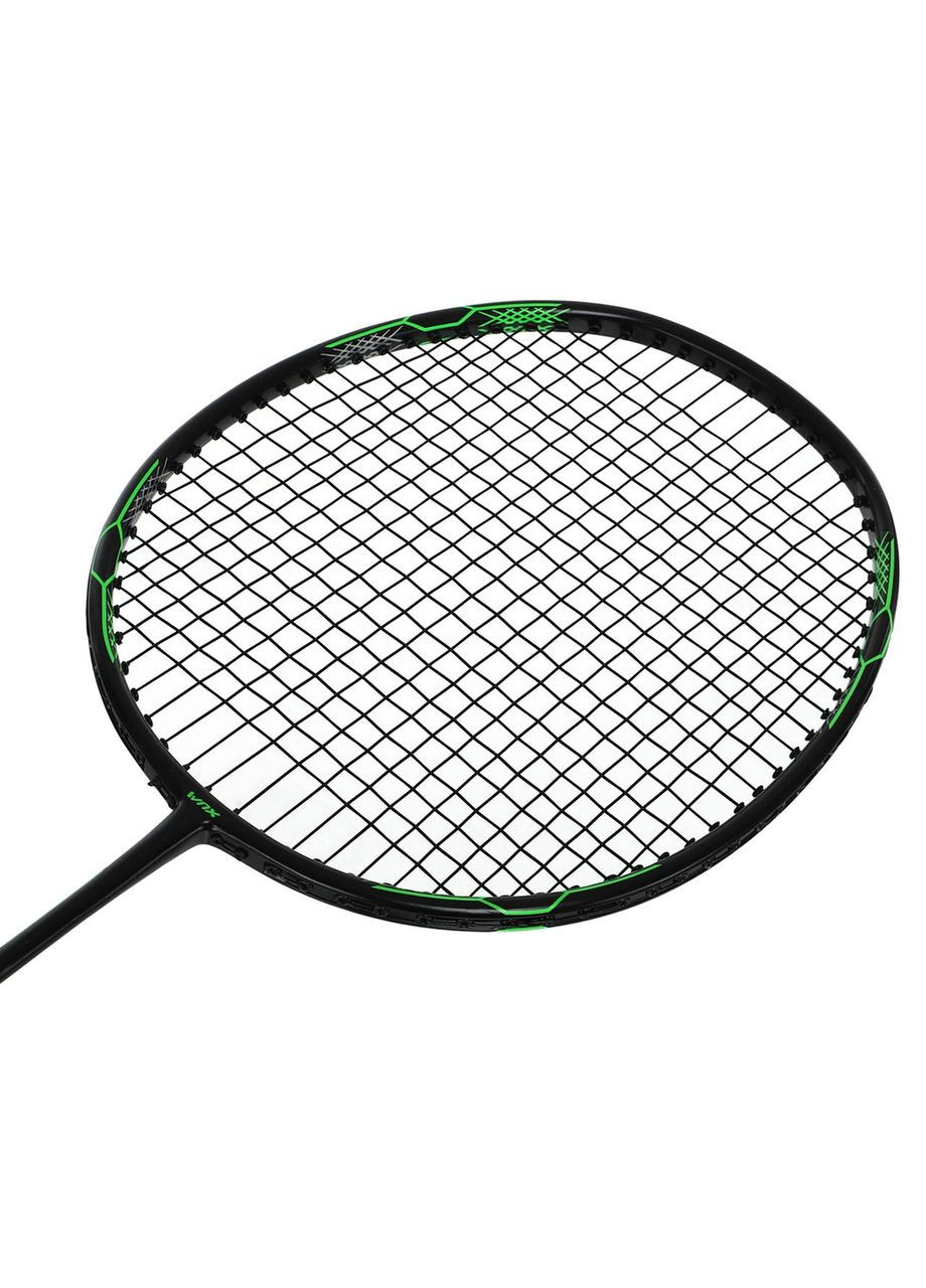 Набір для бадмінтону 2 ракетки в чохлі SPEED AND (сталь, Чорний-зелений) (720_Чорно-зелений) Power Pro (361435435)