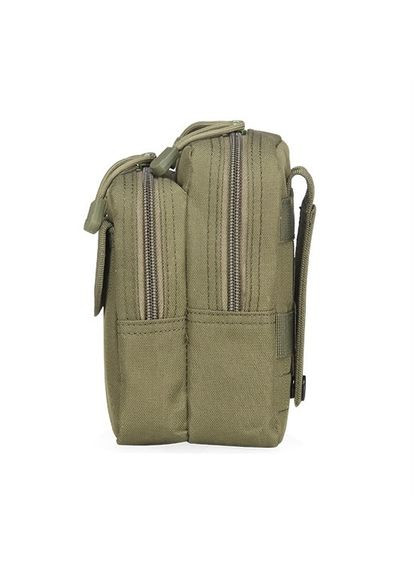 Підсумок моллі на два відділи MOLLE чорний No Brand (326487644)