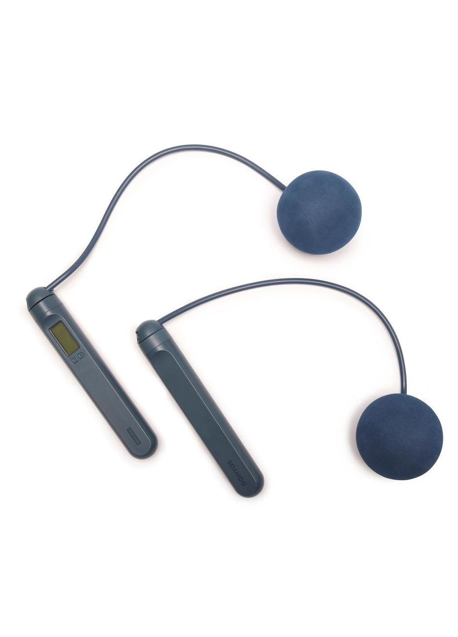 Скакалка 800 з лічильником чорна Domyos (362194439)