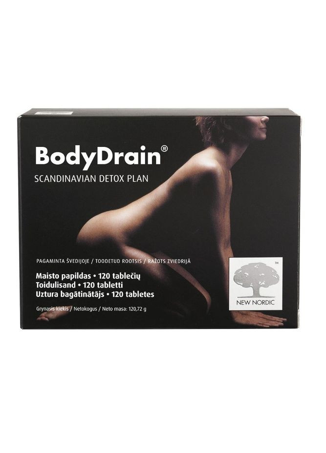 Боді Дрейн для очищення організму. BodyDrain. табл. №120 New Nordic (317565219)
