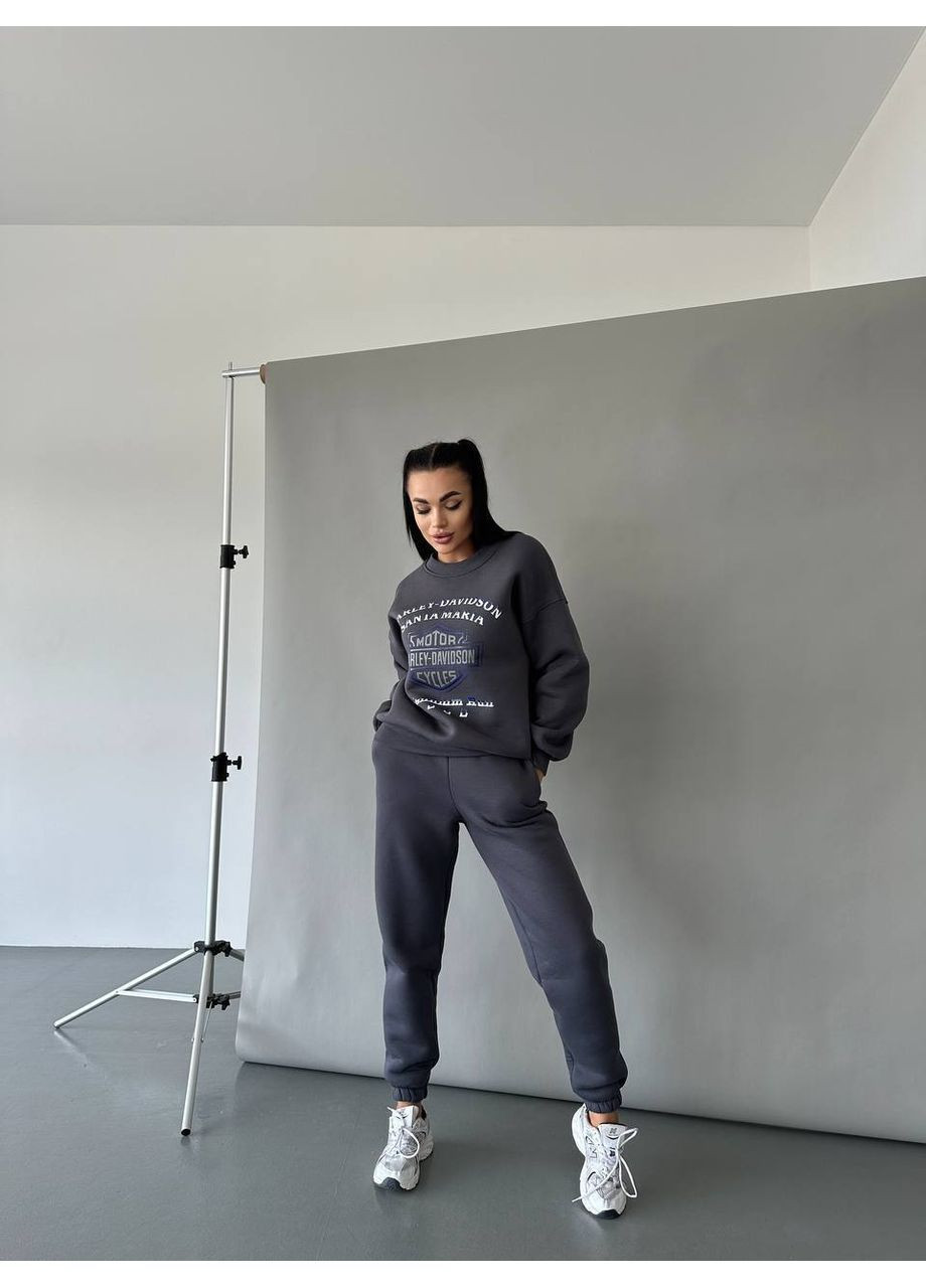 Теплый женский костюм Ткань: Дорога Турецкая трехнитка «ПИНЬЕ» (мягкая, теплая, не кашлатится, не линяет) No Brand (363057473)