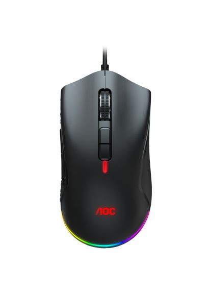 Мышка (GM530B) AOC GM530 RGB PMW3389 Kailh switch USB Black (366694760)