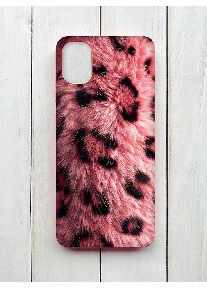 Mатовий рожевий чохол на Samsung Galaxy A05 (A055) Рожеве хутро (принт 397) Creative (355387221)