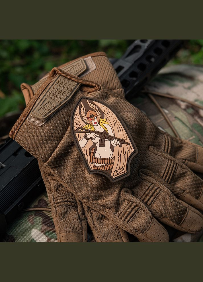 Нашивка Пика Валькирия PVC coyote M-TAC (315047337)