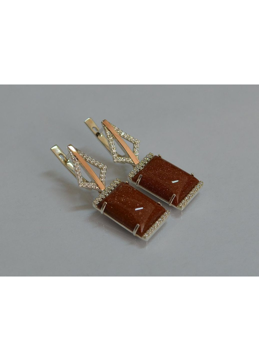 Серебряные серьги с кабашонами Silver Style (367112628)