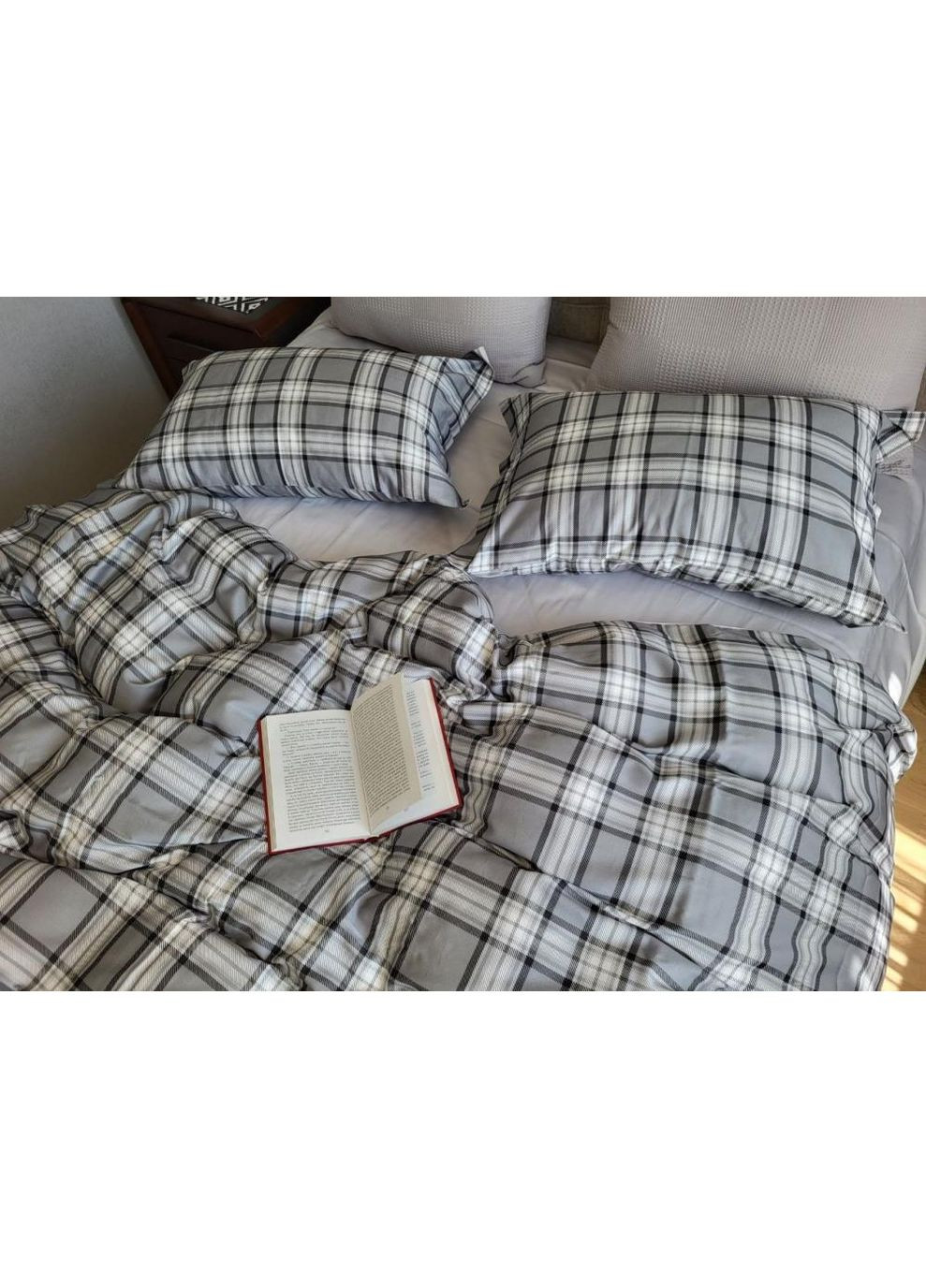 Постільна білизна EVEREST, сатин PREMIUM Евро розмір, наволочки 50/70 No Brand (363190176)