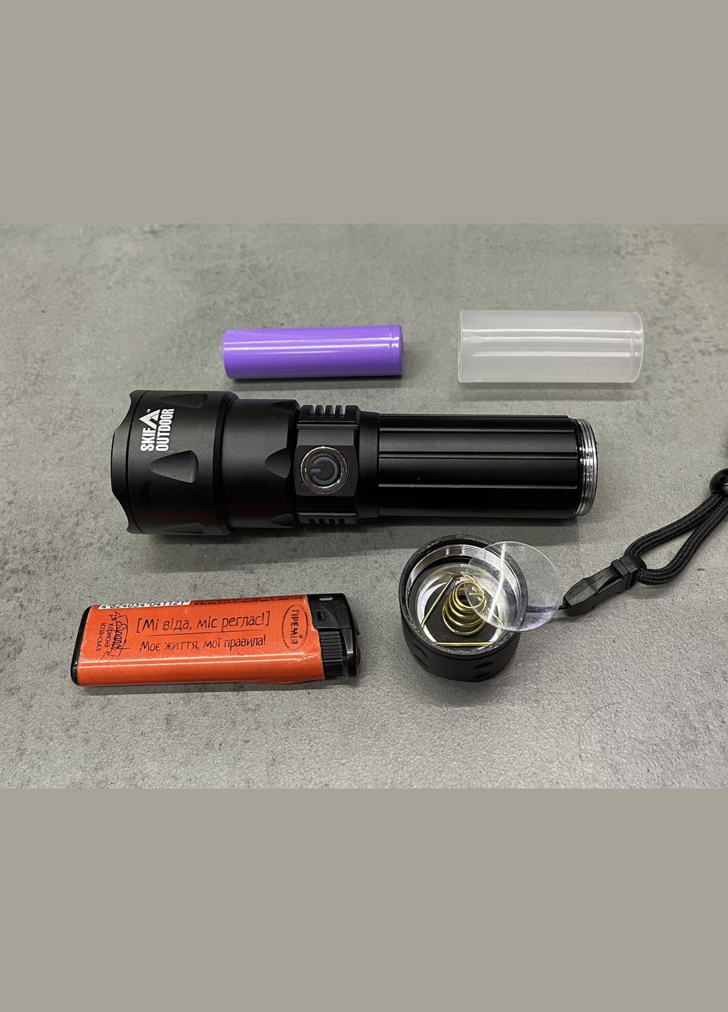 Ліхтар кишеньковий Focus II (HQ-202), акумулятор 18650, фокусування, туристичний ліхтар Skif Outdoor (338625214)