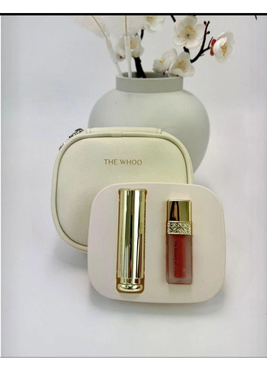 Премиальный сет для губ " "Бальзам, тинт, косметичка The history of Whoo (400920303)