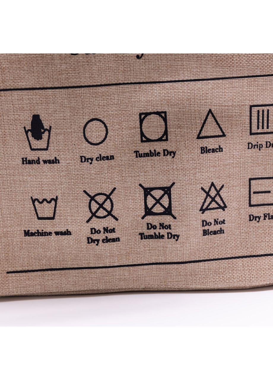 Кошик для білизни 31×26×44 (см) м'який 28 (л) Бежевий HP-41-2BE Yiwu (370707804)