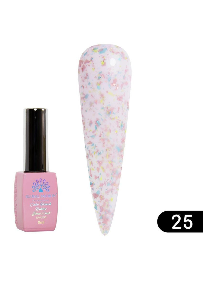 Каучуковая база Поталь 8мл, №25 Global Fashion (352752136)
