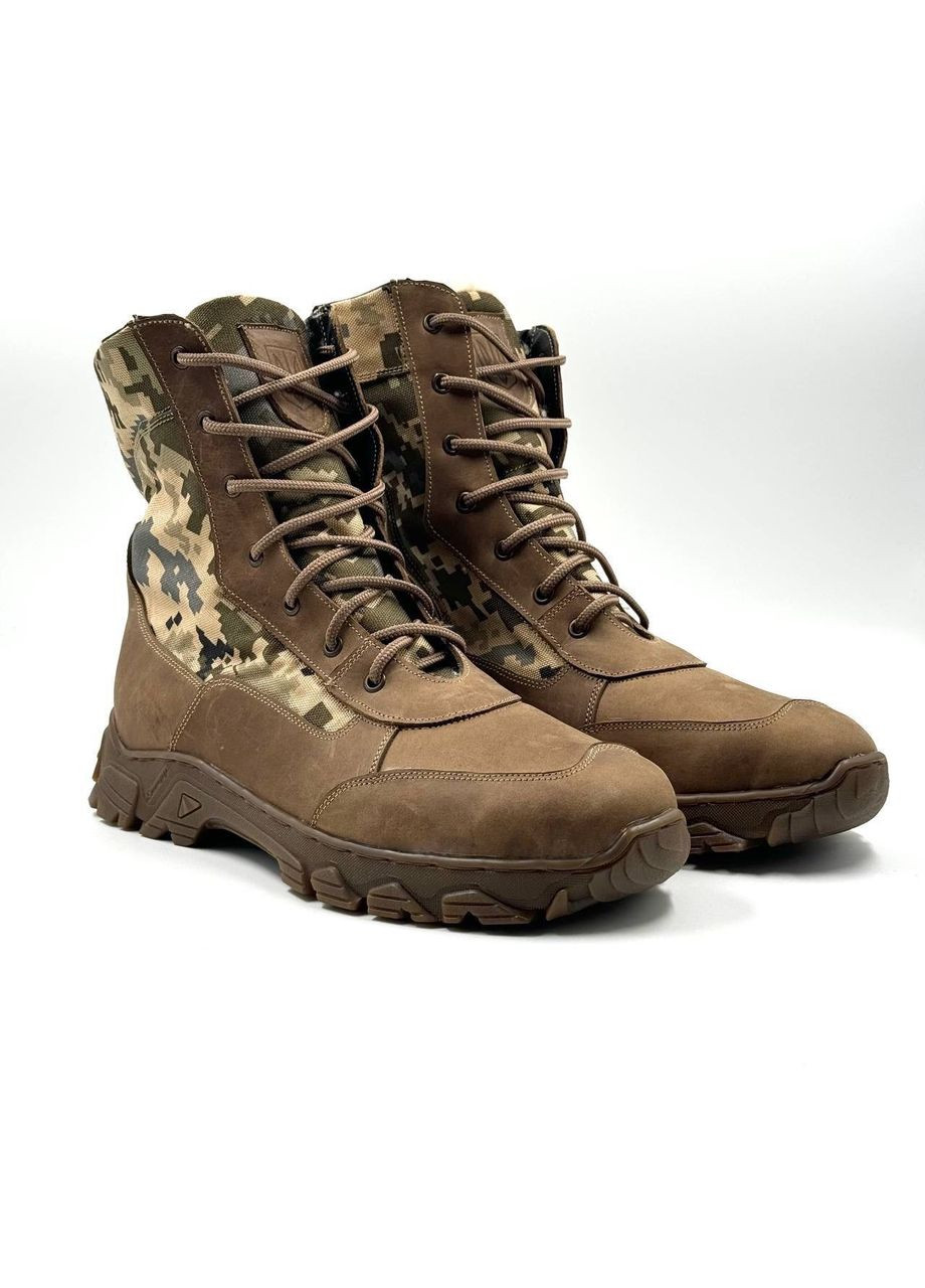 Шкіряні Літні Берці Черевики Тактичні. 36-50р Койот. Зручні та довговічні! MBLM-1056 No Brand (302520204)