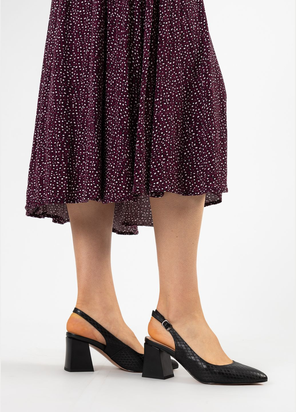 Черные босоножки (1382л) Sufinna