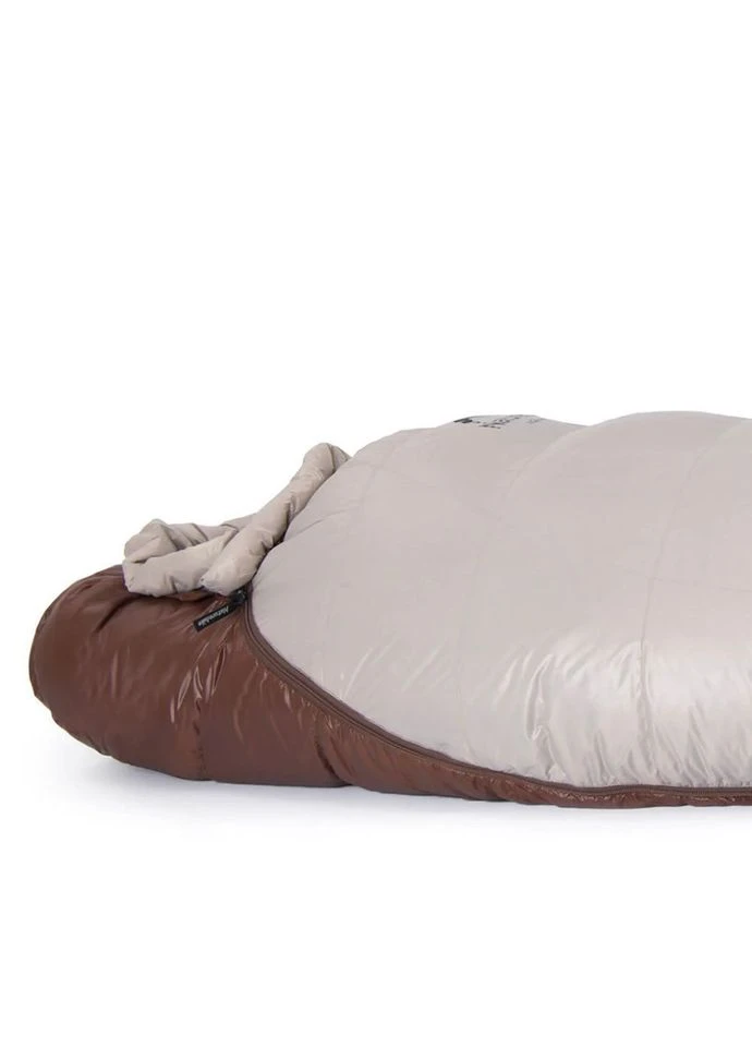 Спальний мішок з натуральним пухом Snowbird NH20YD001 (розмір L) 560г Коричневий Naturehike (335834993)
