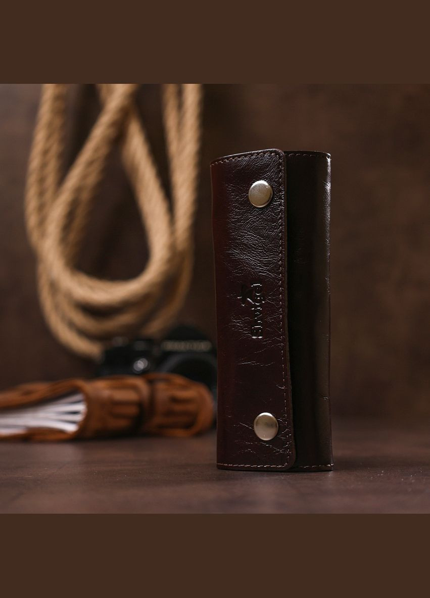 Зручна шкіряна ключниця 16534 Shvigel (331907407)