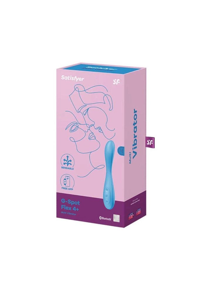 Універсальний гнучкий смарт-вібратор G-Spot Flex 4+ з керуванням через додаток Satisfyer (371389928)