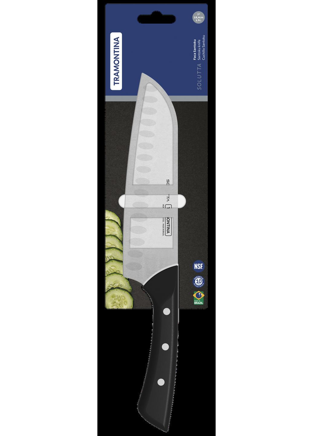 Ніж Сантоку Solutta, 184 мм (7081487) Tramontina (360403000)