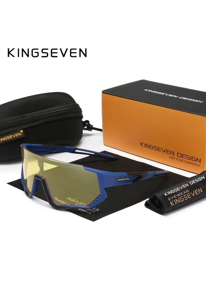 Поляризаційні окуляри нічного бачення для активного відпочинку та спорту 910 Night Vision KINGSEVEN (370051212)