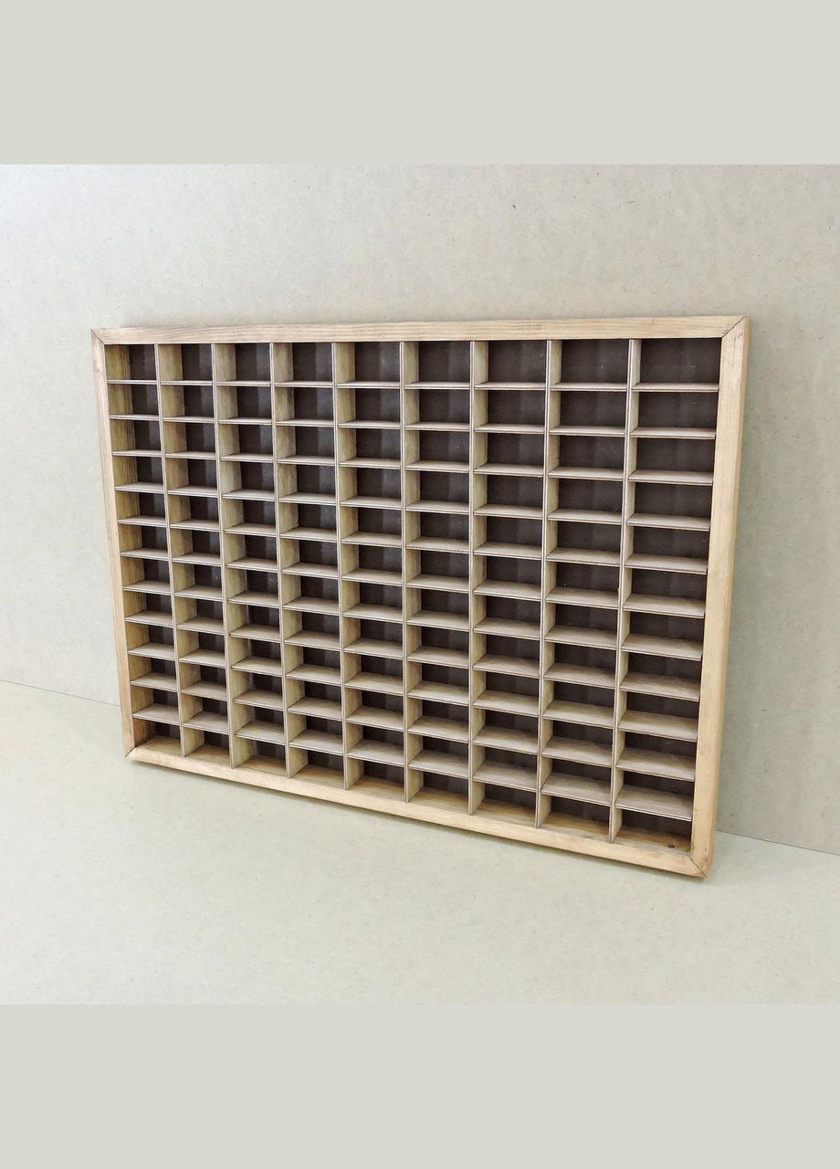 Стеллаж для игрушечных машинок из дерева Форд 108 сиена (СДМ-108405) No Brand (328605934)