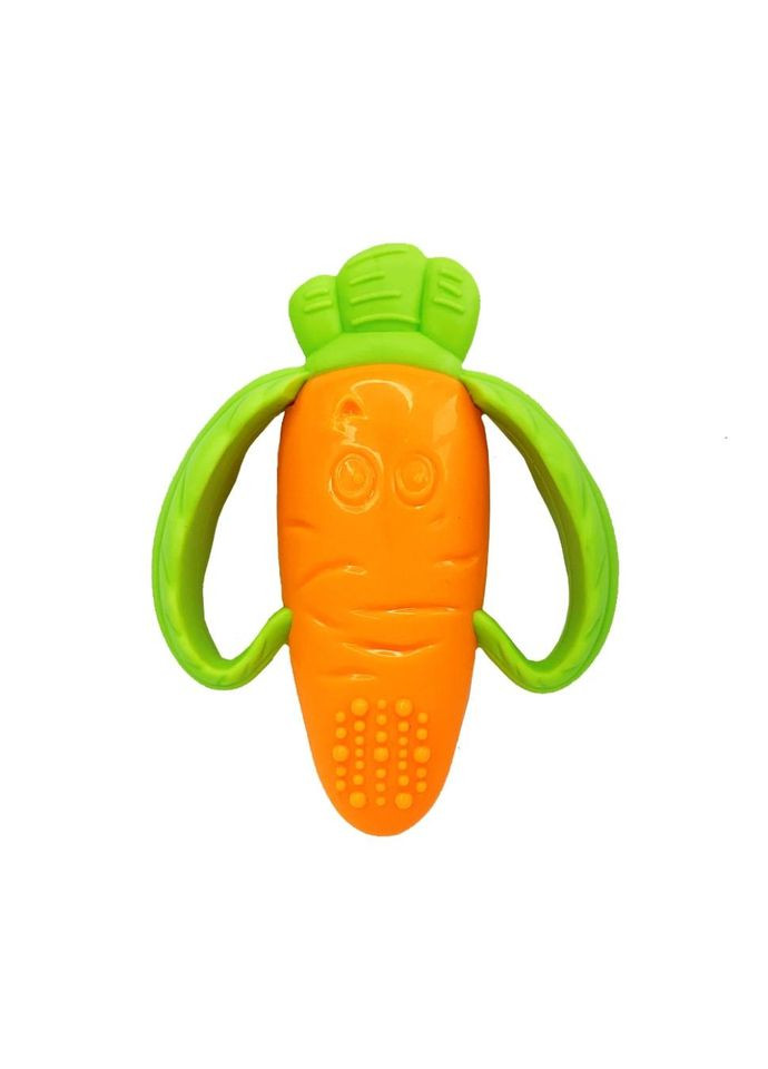 Прорезыватель-погремушка "Морковь" MGZ-0418 текстурная No Brand (330610185)