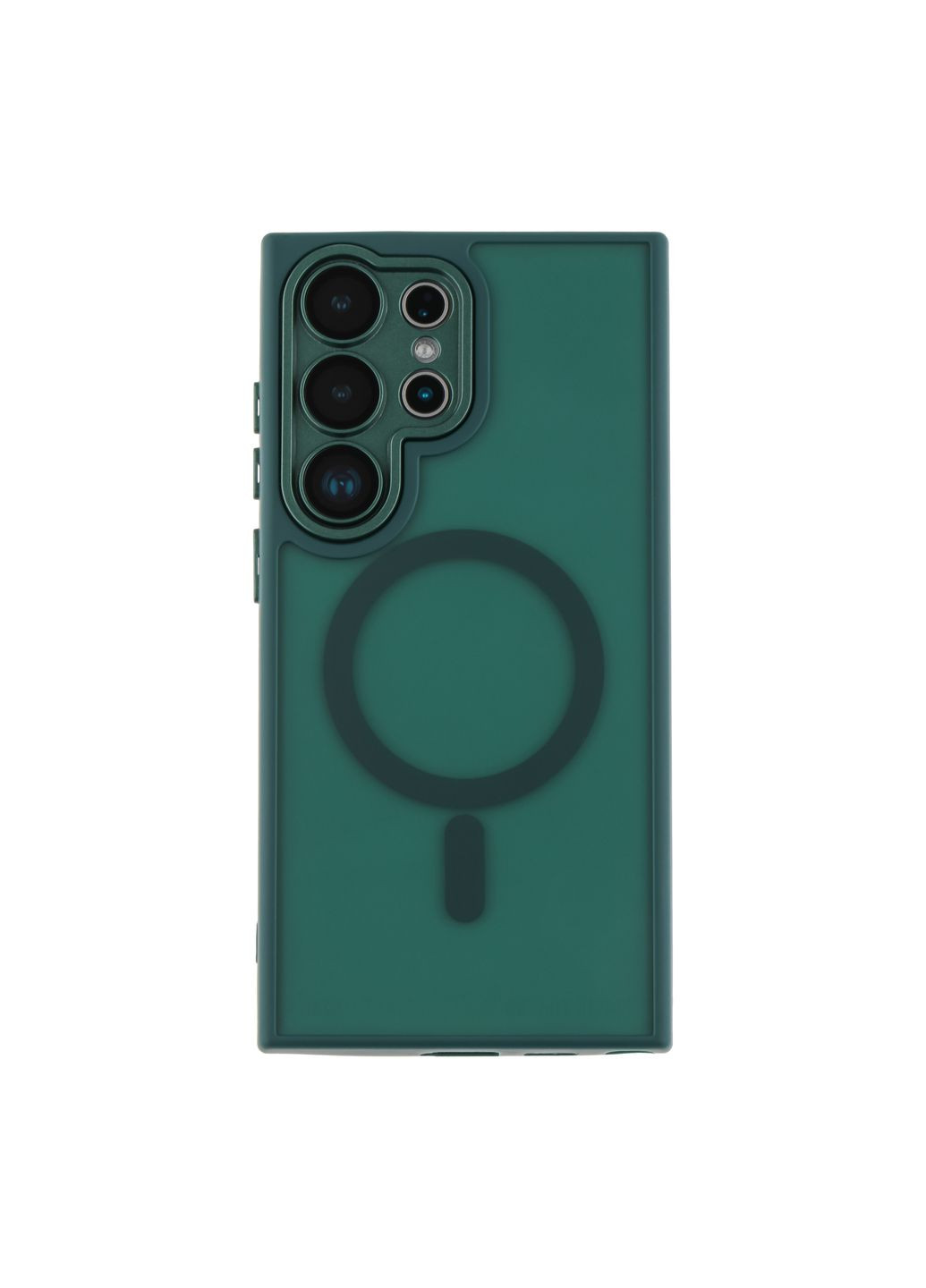 Чохол TPU+PC with Magsafe для Samsung Galaxy S24 Ultra 5G (S928) Dark Green No Brand Samsung Galaxy S24 Ultra 5G (S928) (336152030)