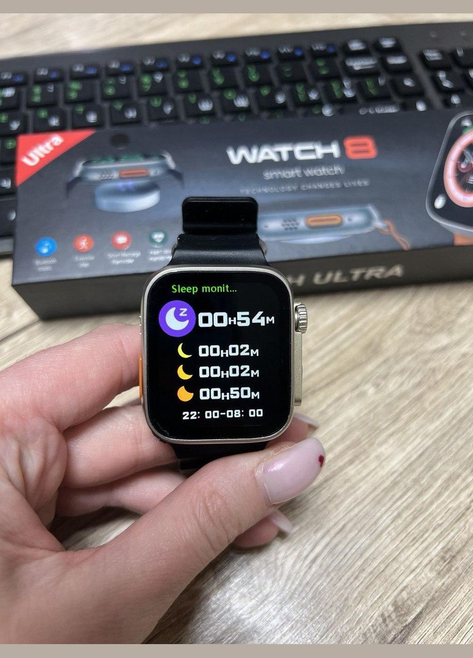 Смарт-годинник Smart Watch 8 Ultra Black No Brand (346483757)
