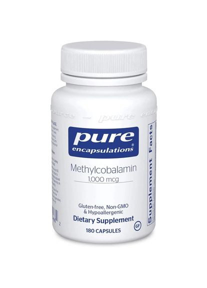 Вітамін В12 (метилкобаламін), Methylcobalamin Advanced Vitamin B12,, 60 капсул (PE00444) Pure Encapsulations (266039071)