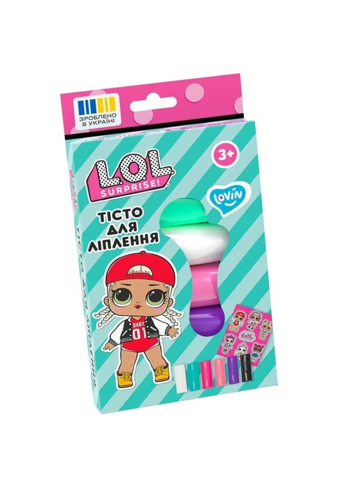 Набор для лепки с тестом L.O.L. Surprise! LOL41245 в стыках 6 цветов Lovin (337511638)