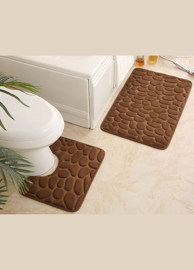 Набор ковриков в ванную и туалет No Brand stone premium (279390464)
