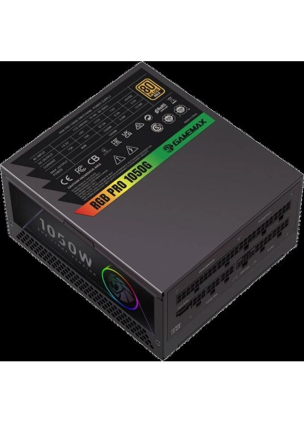 Блок питания RGB PRO 1050G 1050W Black (RGB PRO 1050G) GameMax (362210791)