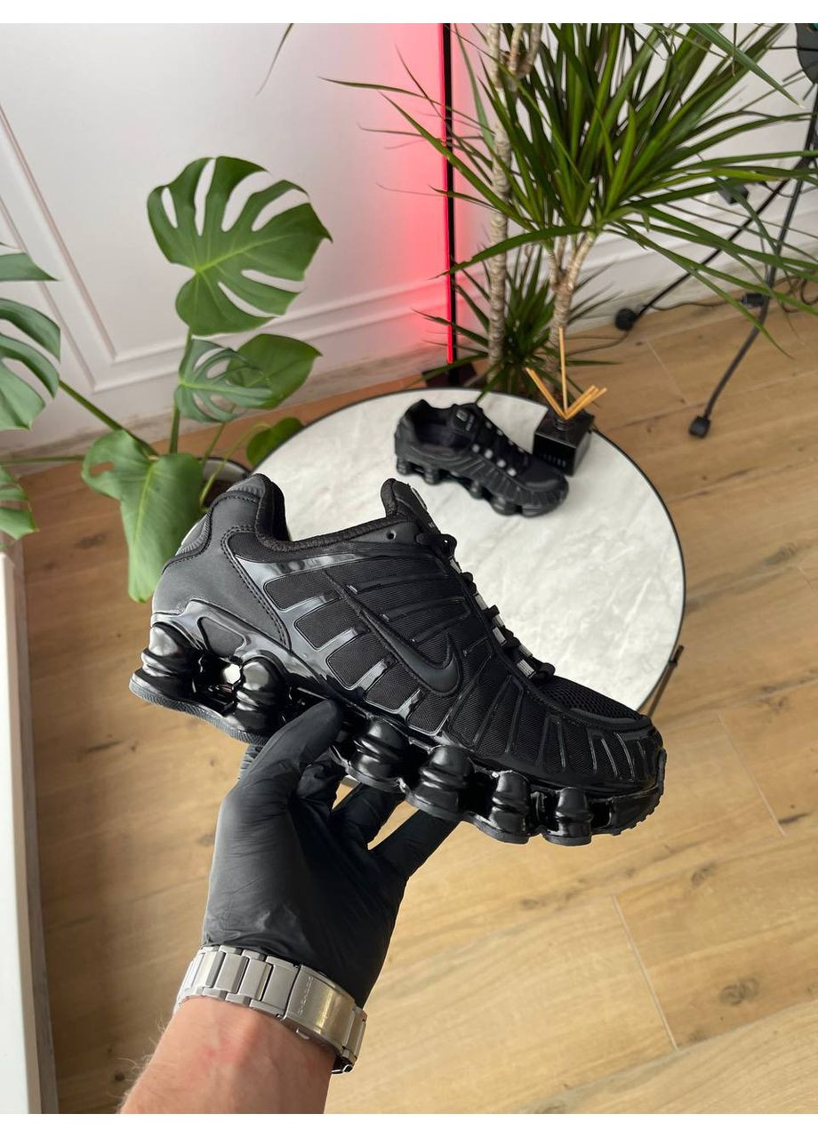 Кросівки жіночі і чоловічі Nike Shox TL Black | Найк Шокс ТЛ чорні No Brand чорні демісезони (362085049)