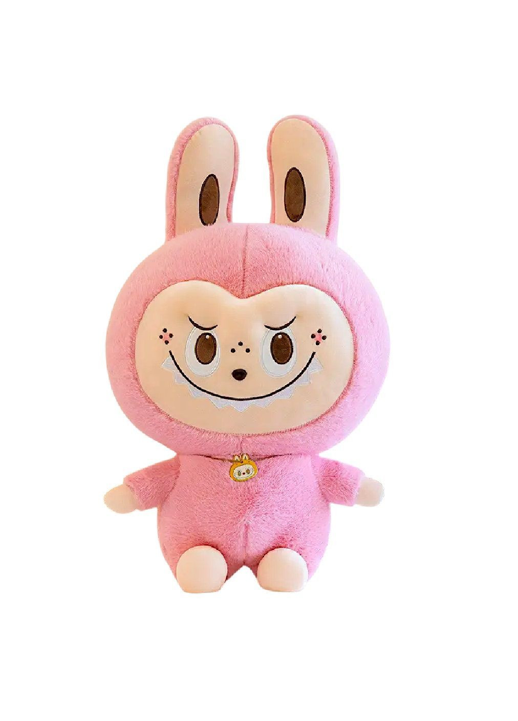 Большая плюшевая игрушка обнимашка подушка Лабубу для детей девочек от 3 лет 45 см (481969-Prob) Розовая Unbranded (369123296)