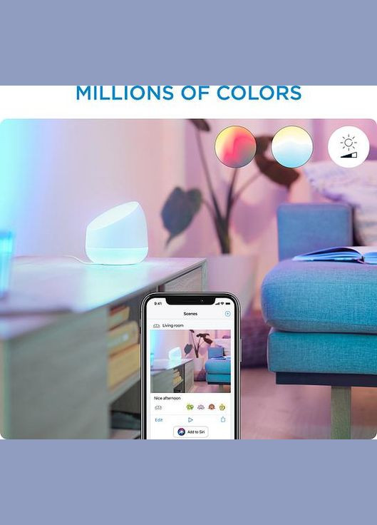 Світильник розумний BLE Portable Dual Zone, Wi-Fi WiZ (315503822)