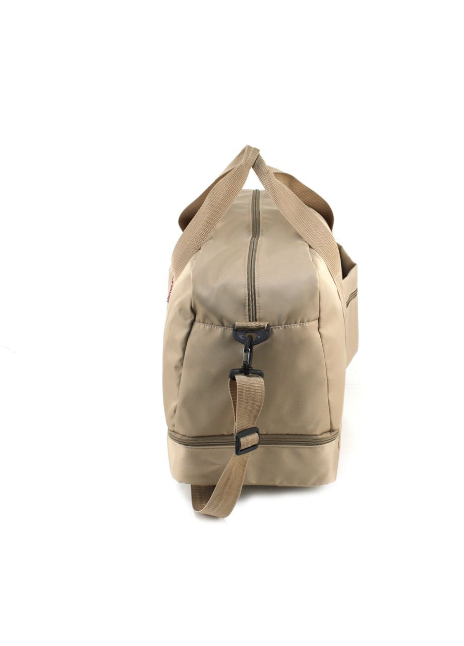 Дорожная сумка с отделом обуви 2080 бежевая Wallaby (348418846)