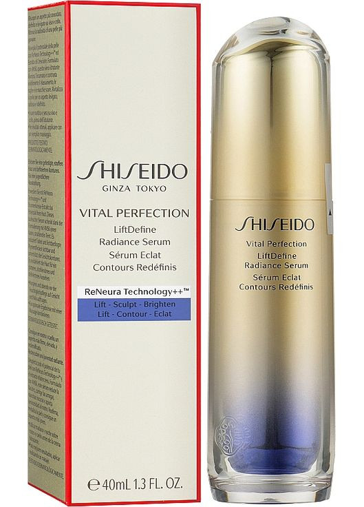 Моделювальна сироватка для обличчя й шиї Unisex Vital Perfection LiftDefine Radiance Serum 40ml (945187-46939) Shiseido (368627731)