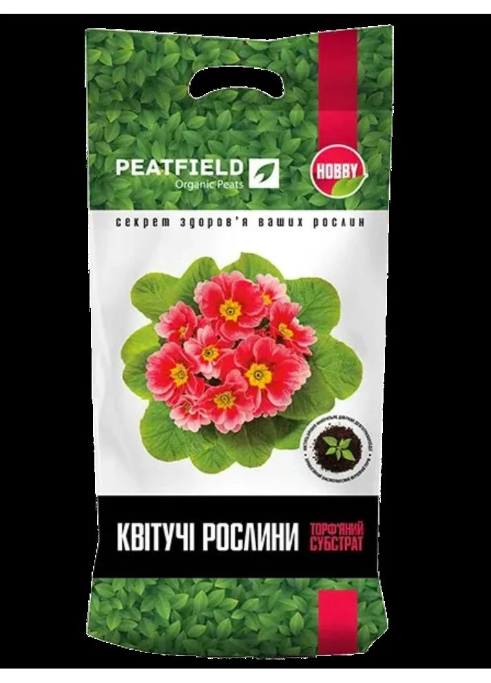 Торф’яний субстрат Для квітучих рослин ТМ " " 10 л. Peatfield (364535210)