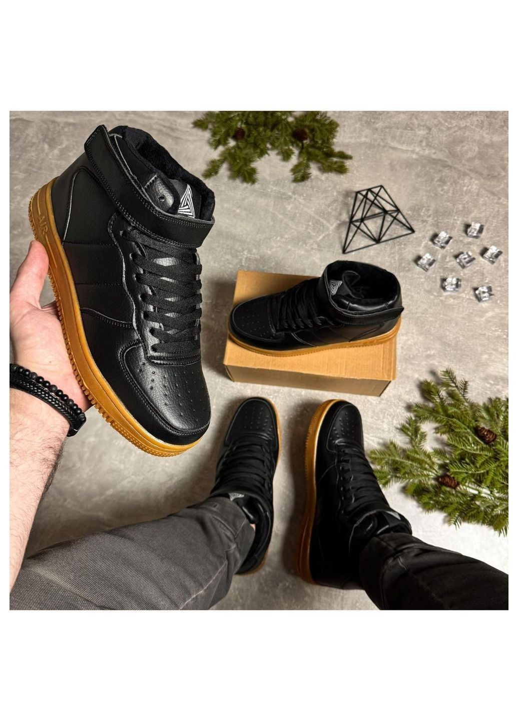 Чорні Зимовий кросівки чоловічі зимові Stilli