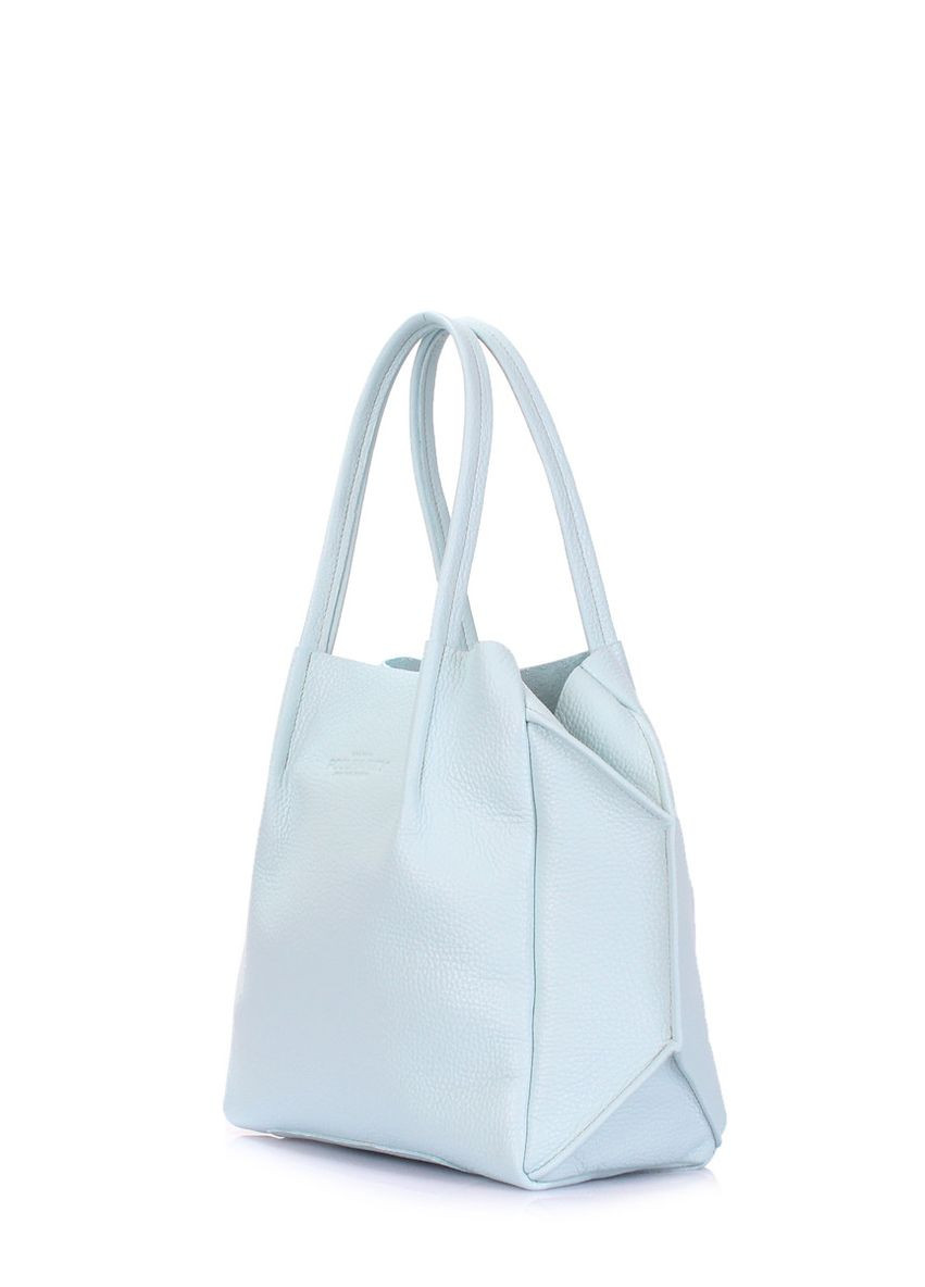 Жіноча шкіряна сумка Soho Remix блакитна PoolParty (372657591)