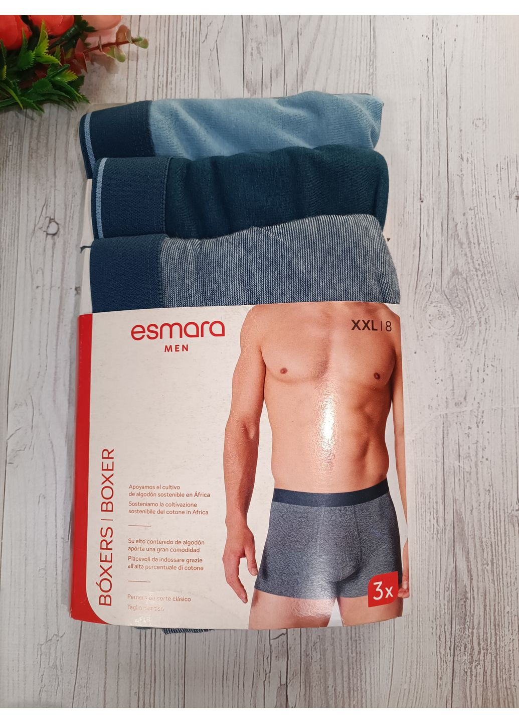 Чоловічі боксери Esmara men набір 3 шт Livergy (371807088)