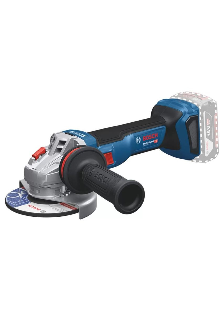 Аккумуляторная угловая шлифмашина GWS 18V-11 S (18 В, 125 мм) болгарка шлифмашинка УШМ без АКБ (26213) Bosch (337990178)