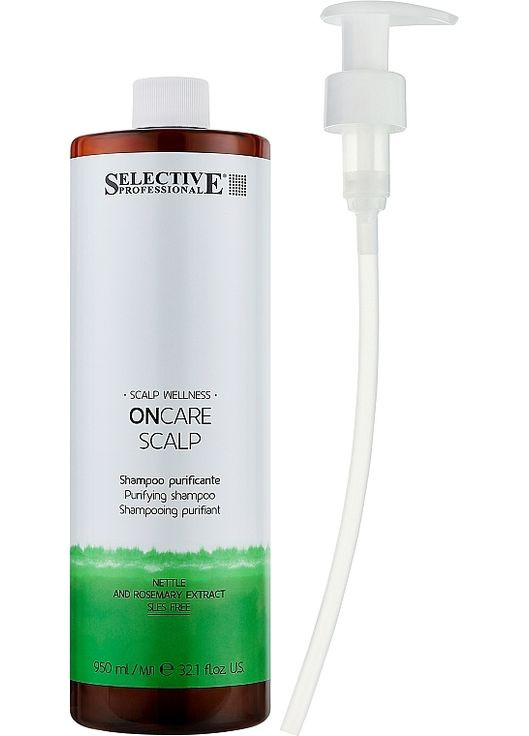 Очищающий шампунь от перхоти OnCare Scalp Purifying Shampoo 950ml (1182469-24370858) Selective Professional (368647403)
