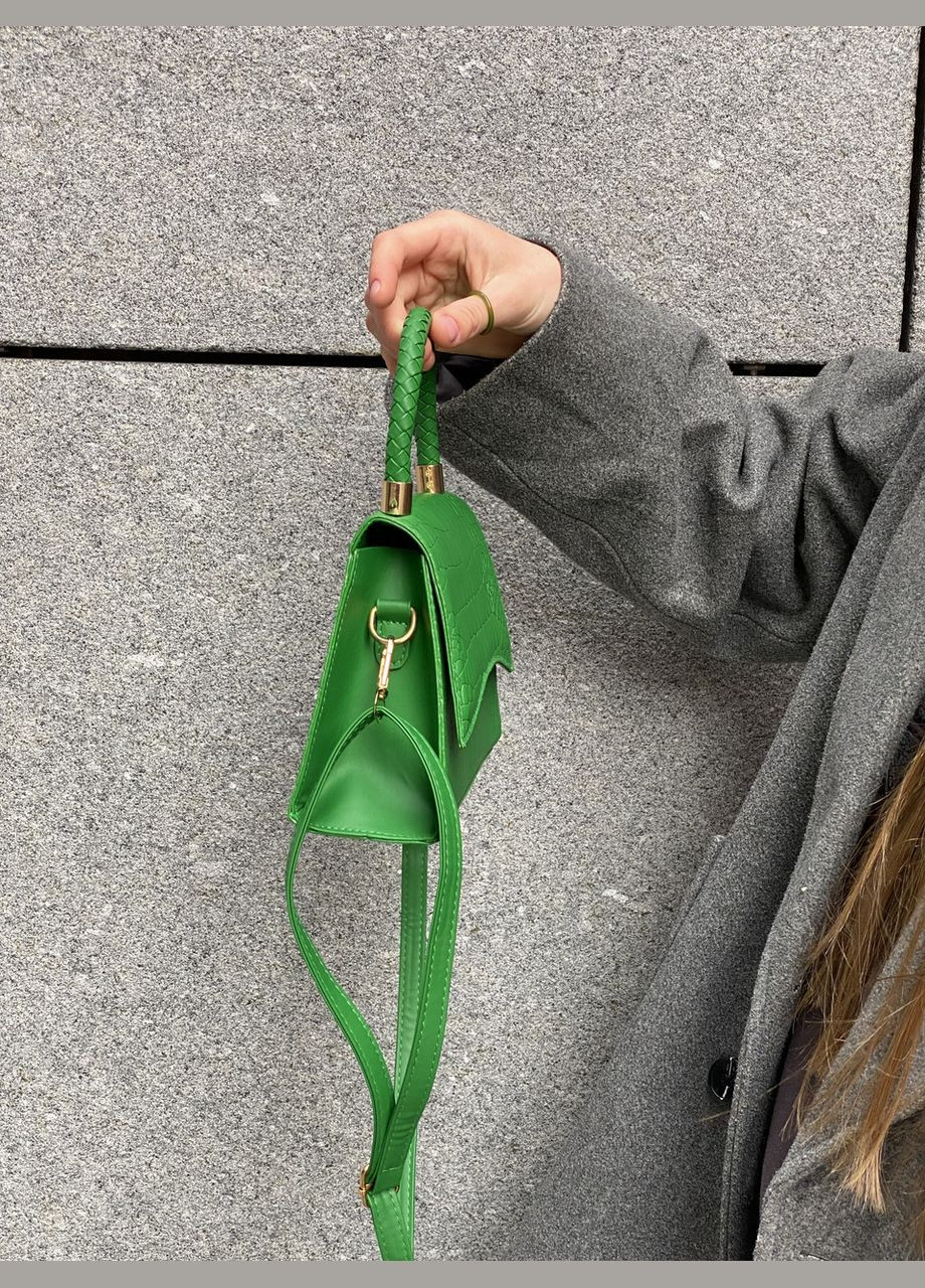 Женская сумка через плечо кросс-боди JY6686 зеленая No Brand (296008139)